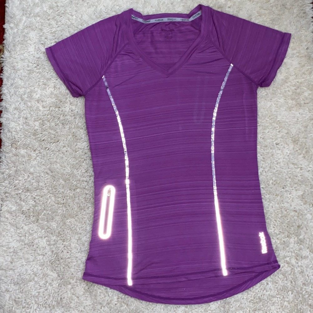 Reebok purple athletic top